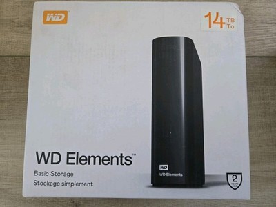 Western Digital WDBWLG0140HBKNESN Black External Drive 14TB  BRAND NEW SEALED!