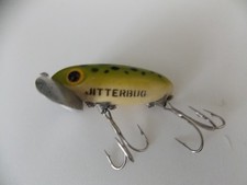 Vtg Fred Arbogast 2-1/8" JITTERBUG W/ RARE Printing on Side of Lure CLEAN  12/26