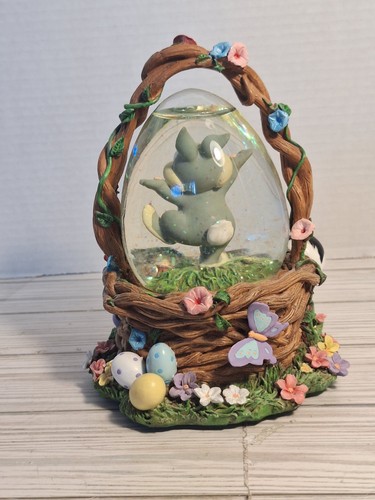 WDW Bambi - Thumper & Flower in a Basket "Easter Parade" Globe di neve musicale - Foto 4 di 5