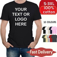 Custom Personalized T-Shirt Printing - Upload Your Photo, Text or Logo Gift