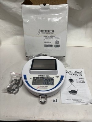 Detecto Solar Hanging Scale 30 lb./15kg Capacity SCS30 (#2)