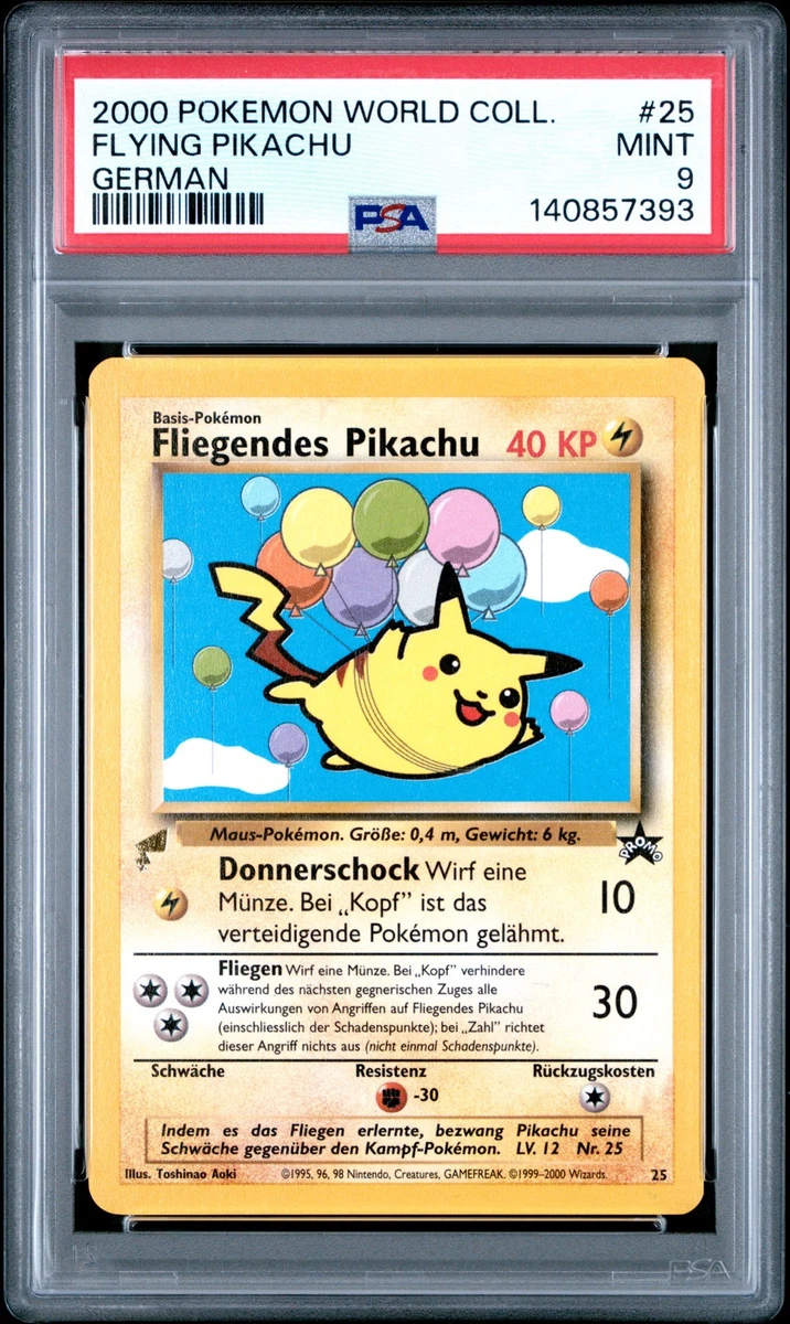 Pikachu Pokémon TCG German Individual Collectible Card Games for
