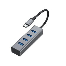 Image of 4 in 1 USB C Docking Station with 4 USB 3 0 Ports Compatible with USB C Devices