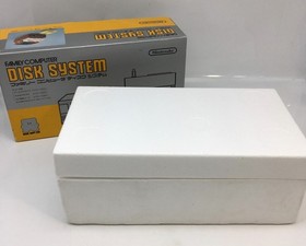 Nintendo HVC-022 Famicom Disk System Console Red 1986 Unused Open Box with Cable