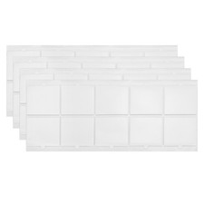 1.6" Doppelseitige Klebepunkte,40Stk klare Quadrate mit Abziehlasche f&uuml;r Auto