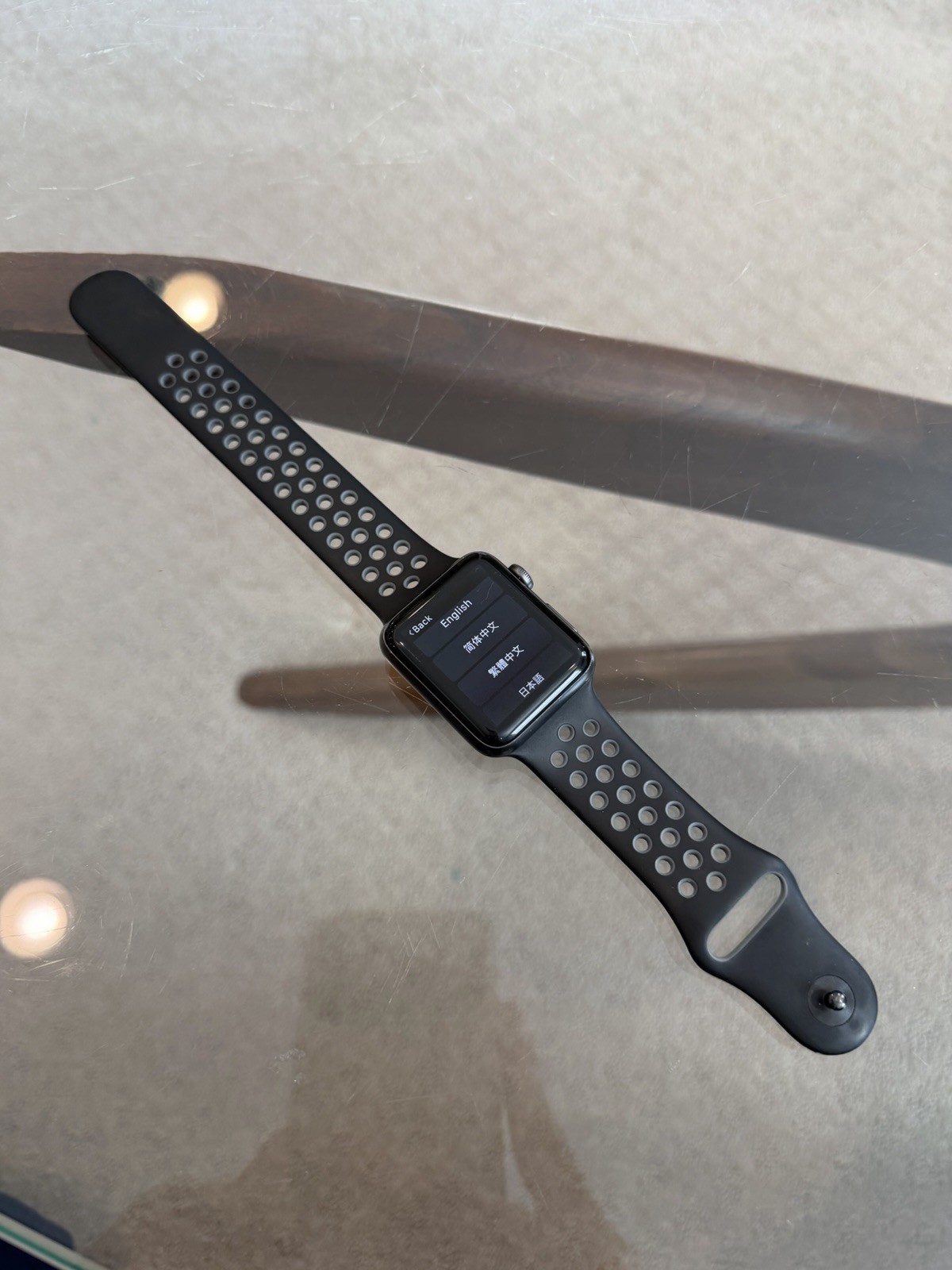 Apple Watch Nike Series 2 Aluminum Case Sport Band Ceramic Back