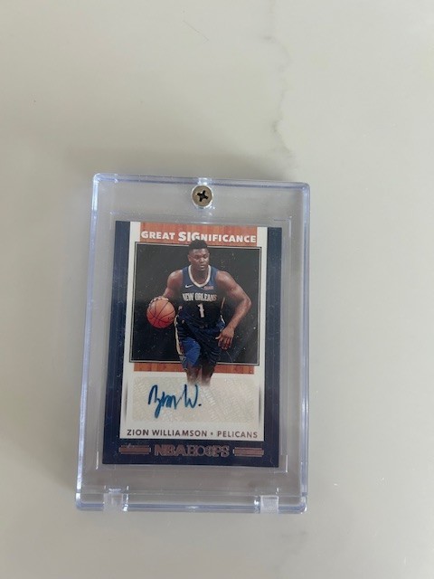 Zion Williamson Great Significance rookie autograph