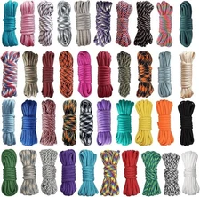 40 Colors 10 Feet Paracord Cord Multifunction Paracord Ropes 550Lb Survival Para