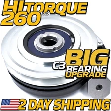 HiTorque 260ftlb BIGBearing Billet Pulley PTO Clutch fits Hustler 606936 606936k