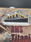 2026 Liberia RMS Titanic Shaped 1/1000 oz .9999 Gold Coin in Card — photo 2