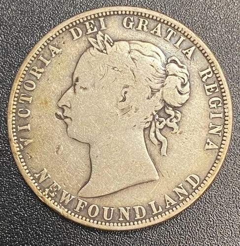 1881 Newfoundland 50 Cents — photo from the most recent tracked eBay sale