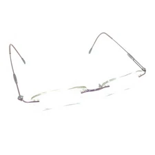 Silhouette 7534 40 6077 Pink Rimless Eyeglasses Frames 17-35 Titanium Austria