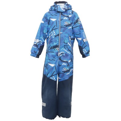 Reima, Outdoor Overall, Größe: 122, Blau/Mehrfarbig, Polyester/Polyurethan #3qm
