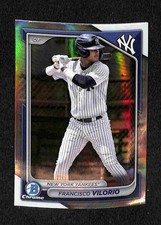 2024 Bowman Draft - Francisco Vilorio Chrome Refractor #BDC-107 Yankees