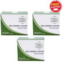 3 Box Green Coffee Herbal Kopi Natural Instant Herbs Healthy For Men DHL SHIP