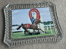 Tracy Piggott 1st Winning Ride 1988 Leopardstown, Heavy Glass Frame / Trophy
