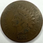 1876 Indian Head Cent Exact Coin Imaged #IND2035