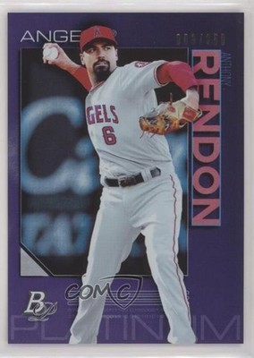 2020 Bowman Platinum Wal-Mart Purple /250 Anthony Rendon #64 0tp6