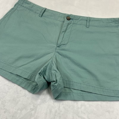 Polo Ralph Lauren Mint Green Oxford Shorts Front & Back Pockets Size 12
