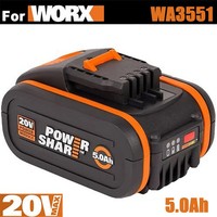 5,0Ah 20V Max Akku 5000Mah FüR Worx Original Ersatzakku WA3553 WA3556 WA3551.1