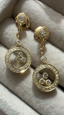 Chopard Happy Diamonds 18k Yellow Gold Dangle...