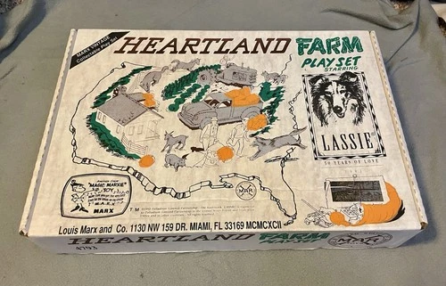 Marx Toys - Heartland Farm Play Set Lassie 50th Anniversary - Parts Still Sealed
