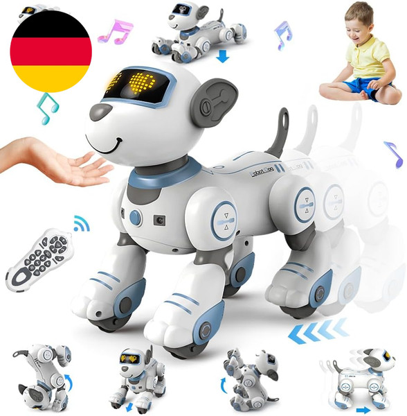 Vatos Roboter Hund Kinder Ferngesteuerter Spielzeug - Interaktiver Anfassen Und-image
