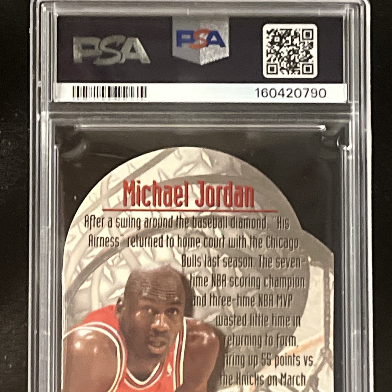 95 Maximum Metal Michael Jordan #4 PSA 8 view 5