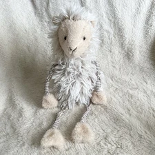 Bunnies By The Bay Louey Llama Plush Stuffed Animal Shaggy Furriends Dangle Legs