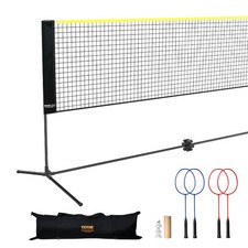 VEVOR  Badminton Net,Height Adjustable Volleyball Net,20ft Wide Foldable Pickleba