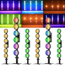 350W 6-LED COB Linear Vintage Light Strip Par Stage Lighting DMX Par Can DJ Club
