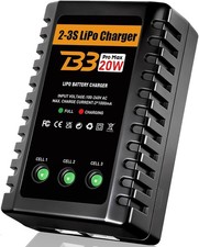 Lipo Ladegerät 2-3S 20W Balancer für RC-Autos, Boote, Airsoft
