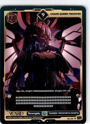 VCard Divine Chaos First Edition  9 Chaos Queen  Trickywi