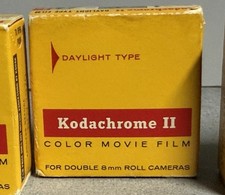 Kodachrome II Color Movie Film Double 8mm Rolls K459 25Ft Exp 1970 LOT OF 4
