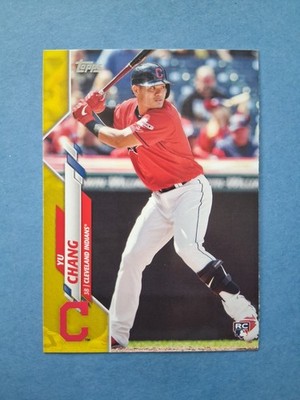 2020 Topps - Yu Chang #590 Yellow (RC) for sale online | eBay