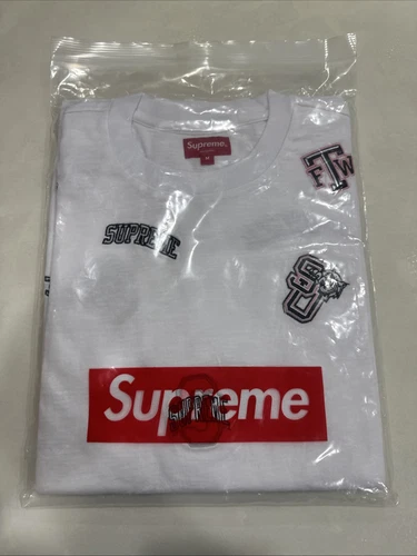 Nouveau t shirt haut S/S Supreme University BLANC printemps été 2020 SS20 taille M