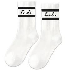 Bride Combed Cotton Socks Perfect for the Bride to Be Gifts