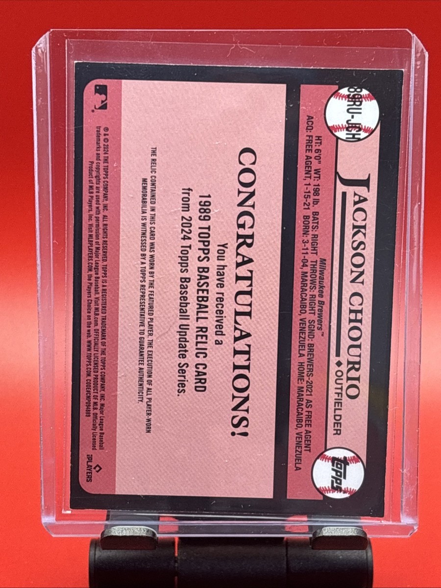 curiiページ 2024 Panini Select Baseball Concourse Jackson Chourio RC #6