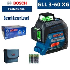 Bosch Laser Level GLL3-60XG 360 Degree High Precision Green Light 12 Line Level