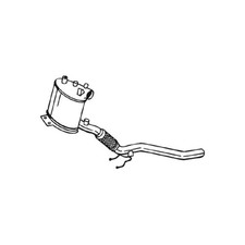 BOSAL FAP Partikelfilter Für VW Audi Seat Skoda Fabia II 6R0254700EX JZW254702X