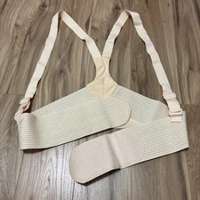 Maternity Belly Support Band Adjustable Pregnancy Belt Natural, Size Large - NEW
