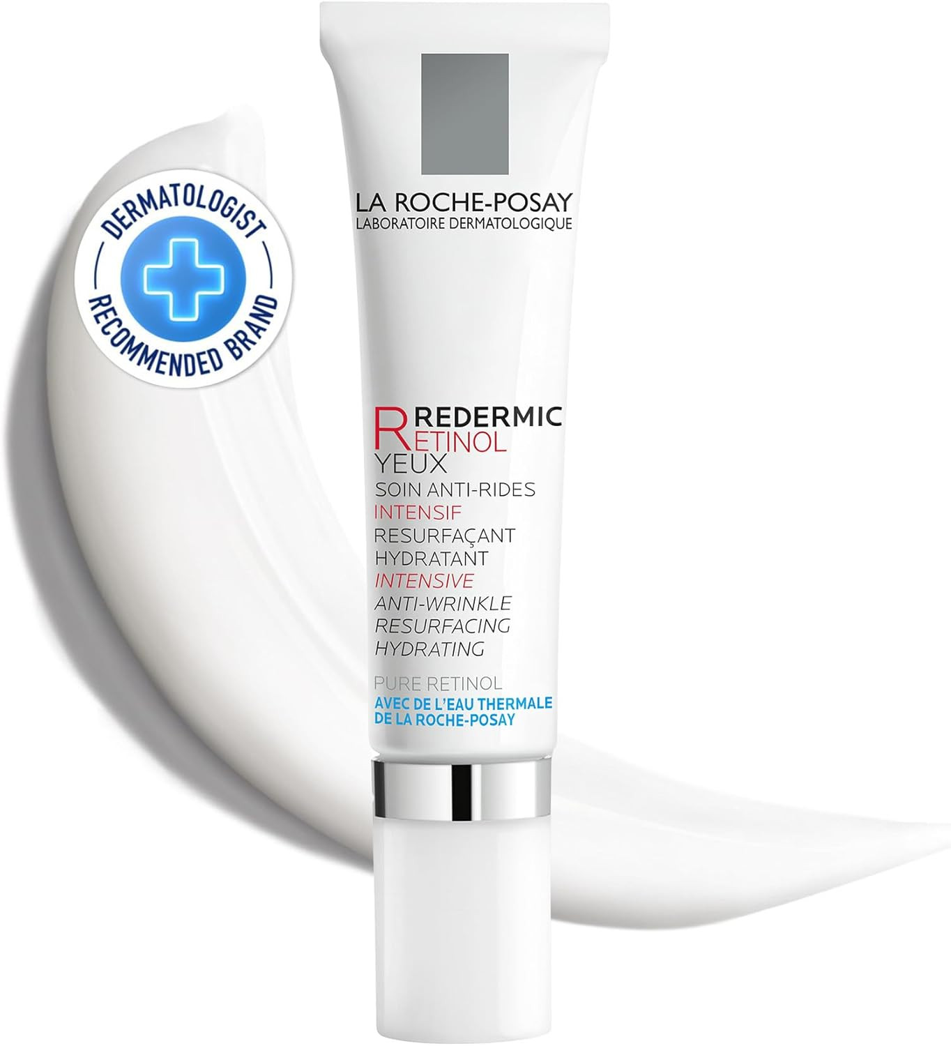 La Roche Posay Redermic R, Crema Contorno Occhi Anti-Età, per Tutti I Tipi Di Pe