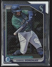 2024 Bowman Chrome Prospects Gabriel Gonzalez Seattle Mariners #BCP-35