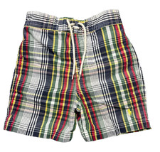 Polo Ralph Lauren Swim Trunks Boys 18M Plaid Preppy Madras Beach