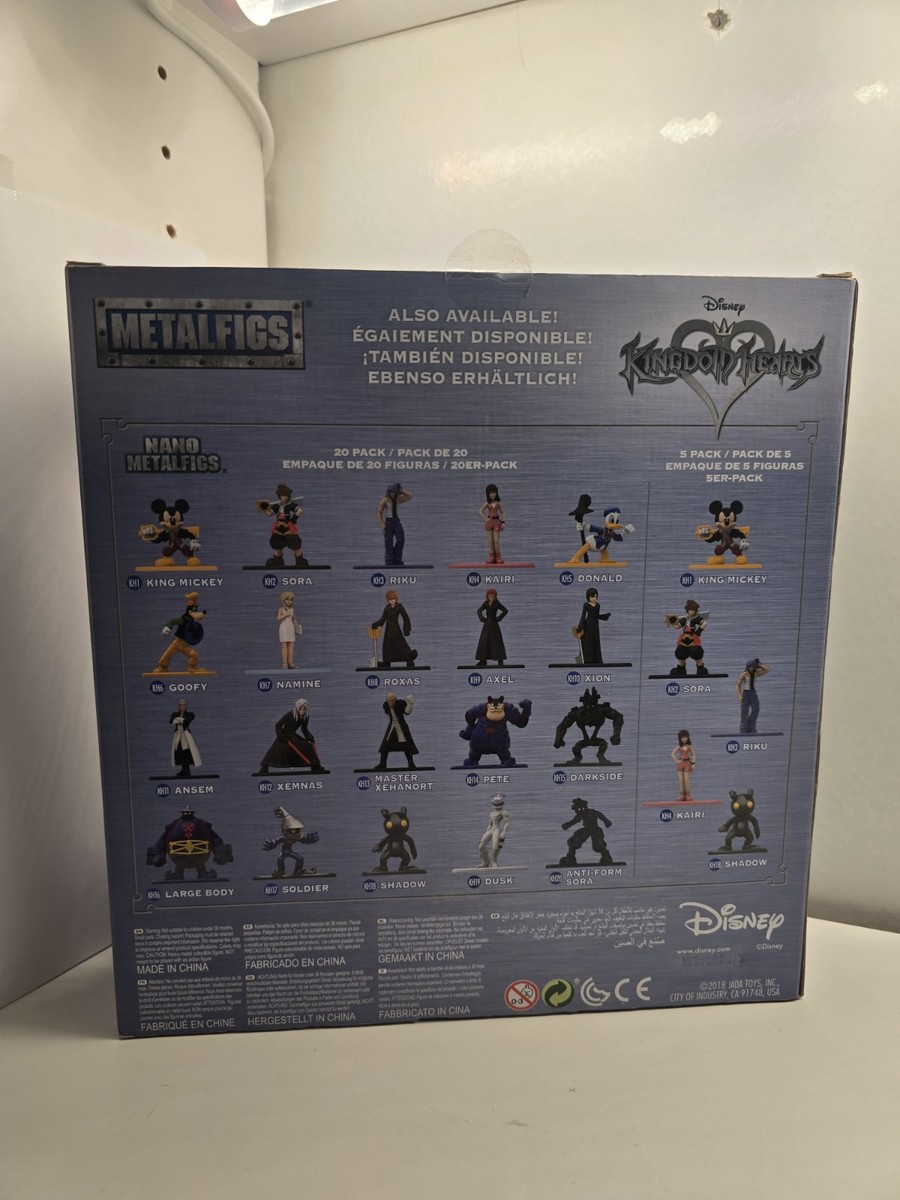 Disney Kingdom Hearts Nano Metalfigs 20 Figures Jada Toys for sale