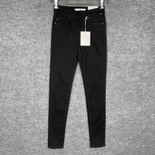 NEW Kancan High Rise Super Skinny Black Jeans Women's Size 23