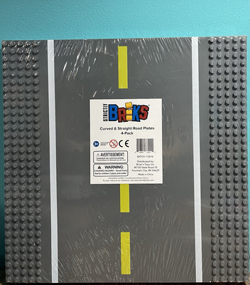 Classic Curved & Straight Road Base Plates 10  x 10 , A-44