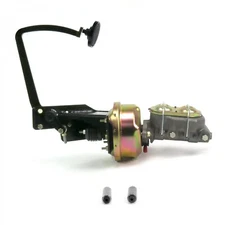 1935 thru 1940 FORD CAR 7" DUAL BRAKE BOOSTER MASTER CYLINDER PEDAL ASSEMBLY