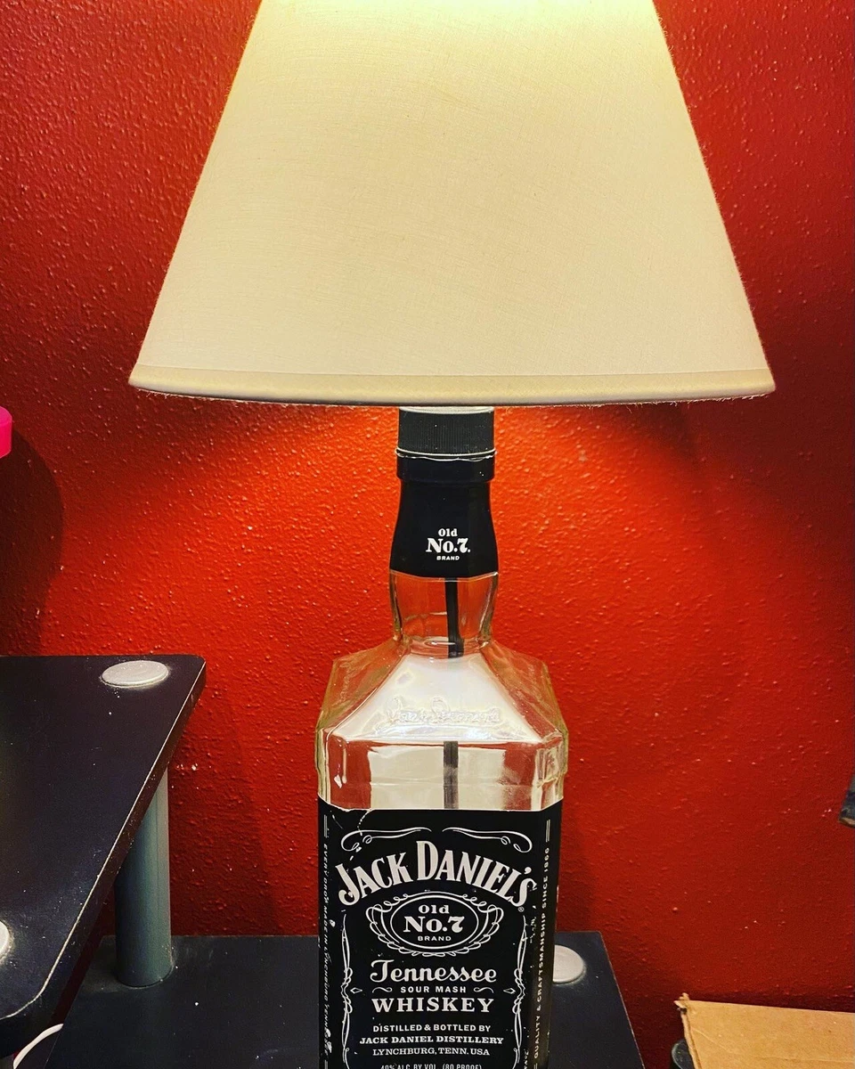 Upcycled Jack Daniels Bottle Lamp
