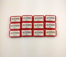 Lot of 12 EMPTY Altoids Metal Tins for Crafts Geocaching Fishing Storage Sewing